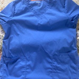 Scrub star top ceil blue